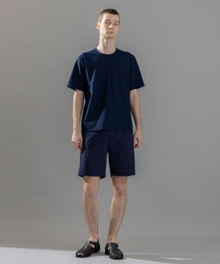 JOSEPH HOMME <新色追加>新素材【抜群の通気性/360度ストレッチ】エアトールストレッチ クルーネックTシャツ ネイビー系