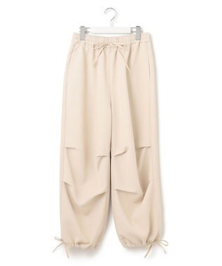 J.PRESS YORK STREET 【WOMEN】ジャージライクツイル ジョグパンツ アイボリー系