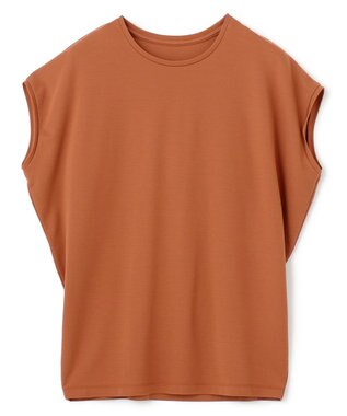 UNFILO BEAUTY FORM フレンチスリーブTシャツ ブラウン