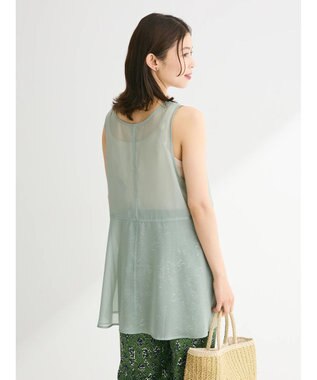 Green Parks ・ＥＬＥＮＣＡＲＥ　ＤＵＥオーガンジーノースリチュニック Green