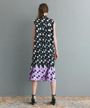 GRACE CONTINENTAL ハートラインボウタイワンピース ブラック