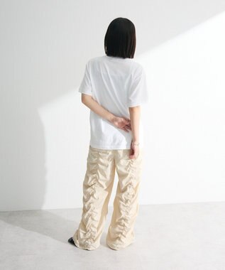 Green Parks ・ＳＵＧＡＲ　ＳＰＯＯＮ　配色ｓｔギャザーパンツ Ivory