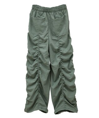 Green Parks ・ＳＵＧＡＲ　ＳＰＯＯＮ　配色ｓｔギャザーパンツ Green