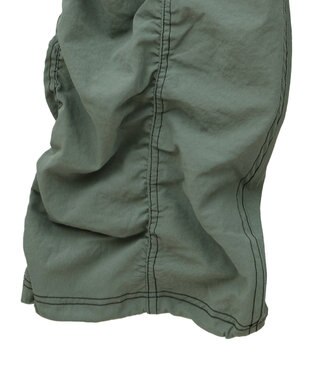 Green Parks ・ＳＵＧＡＲ　ＳＰＯＯＮ　配色ｓｔギャザーパンツ Green