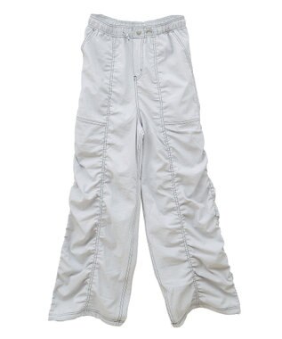 Green Parks ・ＳＵＧＡＲ　ＳＰＯＯＮ　配色ｓｔギャザーパンツ Gray