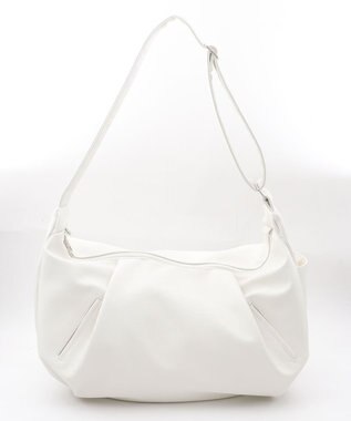 WEGO 【ユニセックス着用ITEM】タックポケットBIGショルダー ホワイト