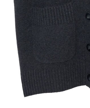 JOSEPH 【洗える】リュクスカシミヤカーディガン Dark smoke