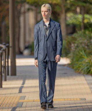 J.PRESS MEN 【きちんと感 × ニットのような柔らかな着心地】フレックスジャージ ポロシャツ ネイビー系1