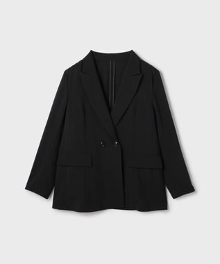 GRACE CONTINENTAL ダブルブレストライトジャケット ブラック