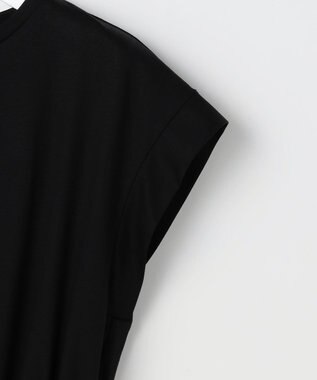 ANY SIS ファブリックドッキング ワンピース ブラック×ブロックチェック