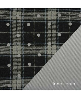 ROOTOTE 1344【フェルト生地】LT.スクエア.ドットチェック-A 01：ブラック