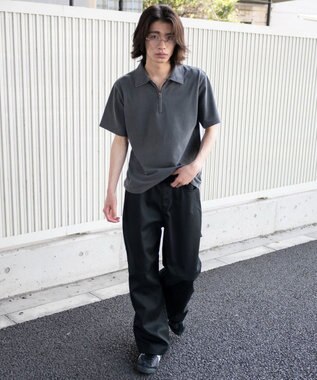 WEGO 【機能パンツ】接触冷感ペインターパンツ ブラック