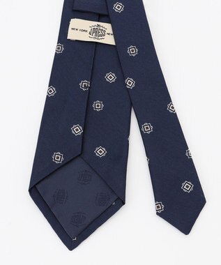 J.PRESS MEN スパンシルク小紋柄ネクタイ ダルブルー系7