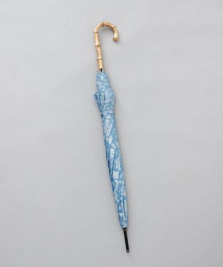 AURORA 【MACKINTOSH LONDON（マッキントッシュ ロンドン）】バイブリーフラワージャガード雨傘（長傘） ターコイズ