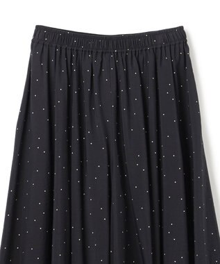 UNFILO 【WEB限定カラー】ヴィンテージシアー ギャザーワイドパンツ ドット