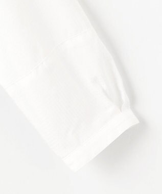 J.PRESS LADIES S 【洗える】アセVisシャドーギンガム タック ブラウス ホワイト系