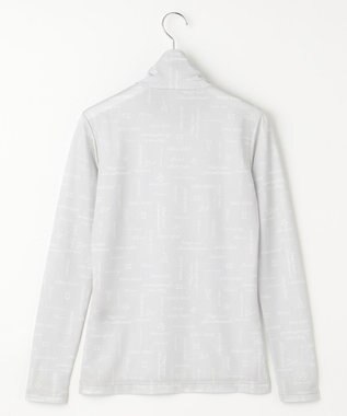 23区GOLF 【WOMEN】【吸水速乾・UVケア】５０ｄカノコロゴ総柄  インナーシャツ ライトグレー系1