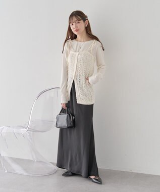 earth music&ecology 微シアーメロープルオーバー Off White