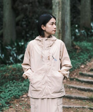 SHARE PARK LADIES 【撥水・UVカット・ストレッチ・軽量 】パッカブルマウンテンパーカー（Mサイズ） ベージュ系