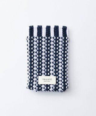 TRICOTE マクラメサコッシュバッグ 39NAVY