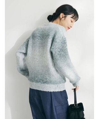 CRAFT STANDARD BOUTIQUE グラデーションクルーネックプルオーバー Gray