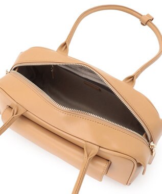 23区 【先行予約】フラップポケット ボストンバッグ キャメル系