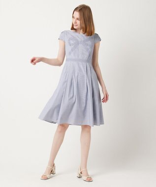 TOCCA 【洗える】STRIPE PARTY ドレス ブルー系5