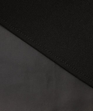 自由区 FORMAL 【ウォッシャブル対応】ドビーボーダーリボン ジャケット+ワンピース ブラック系