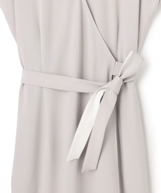 BEIGE， 【セットアップ対応】CINDY / ラップドレス L.Gray