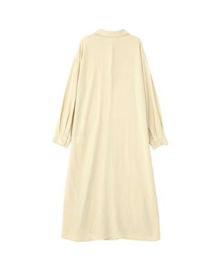 Green Parks ＳＥＴ２点フリルビスチェ＋シャツワンピース Light Khaki