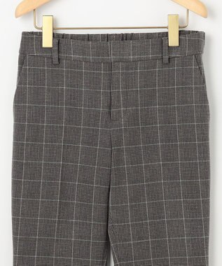 組曲 L 【洗える・WEB限定】2WAYウォームストレッチ テーパードパンツ グレー系3