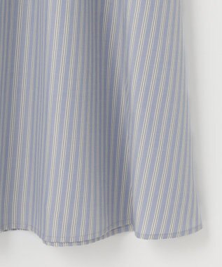 ANY SIS 【UVカット】2WAYレディ シャツ ワンピース ブルーストライプ