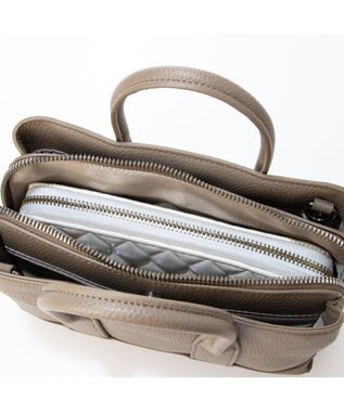 UNBILLION カシュカシュ cachecache / シボフェイクレザー2wayミニバッグ オーク