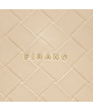 MioFIRANO カジュアルシックグロウウィーブハンドバッグ 2WAY チャーム付き　FIRANO フィラノ GOLD