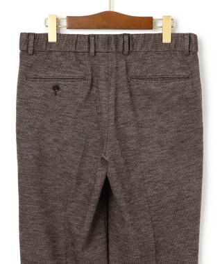 J.PRESS MEN 【セットアップ対応 / ストレッチ】SOFAニット ハイグレードジャージー スラックス ブラウン系8