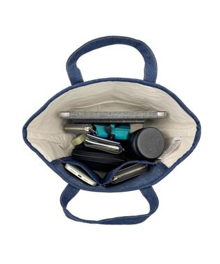 ROOTOTE 1049【舟型フォルム】 SN.ミディアム.デニム-A 02：ネイビー