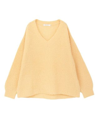 AMERICAN HOLIC ミニシャギーラメニットプルオーバー Orange