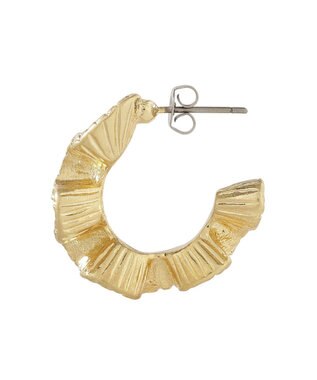 Green Parks ラッフルフープピアス Gold