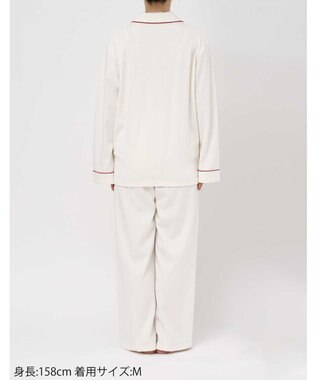 une nana cool 【綿100%】メリークリスマス！パジャマ MADE WITH LIBERTY FABRIC ホワイト