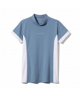 ZERO HALLIBURTON 【吸水速乾・UVケア】 ベーシックモックネックTシャツ ZHG-W5S6a 82980 ライトブルー