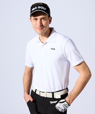 FILA GOLF／marie claire 【FILA GOLF】ワンポイントロゴ半袖ポロシャツ