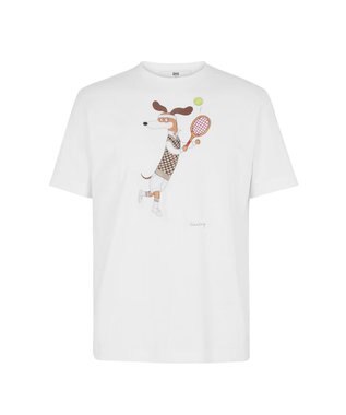 DAKS SLOWBOY Tシャツ〈テニス〉 ホワイト