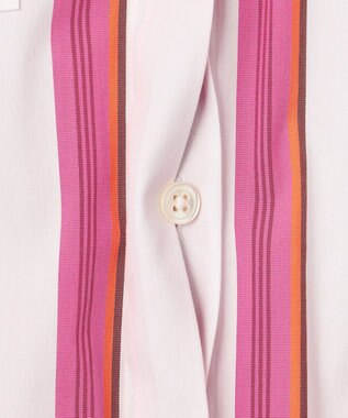 自由区 L 【洗える】SOMELOSシャーティング シャツブラウス ポピー