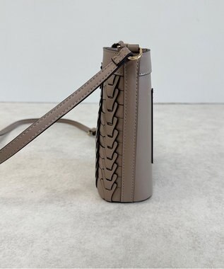 LA BAGAGERIE 【veganview】v piece mesh mini shoulder bag グレージュ