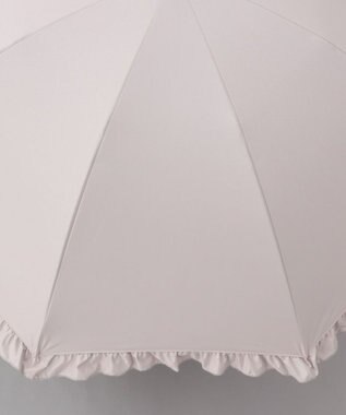 AURORA 【WEB限定】フリル晴雨兼用傘（長傘） グレイッシュピンク