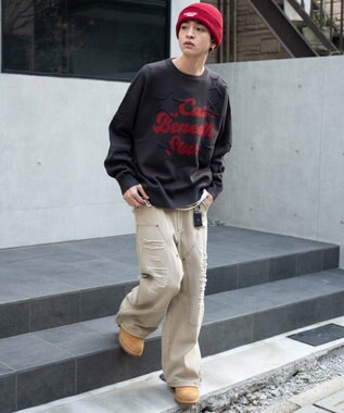 WEGO 【ユニセックス着用ITEM】パイルジャガードプルオーバー スミクロ