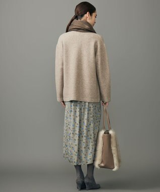 自由区 ラメブークレ アウター モカ