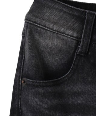 WEGO ローライズスーパーフレアデニムパンツ ブラック