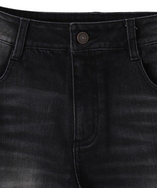 WEGO ローライズスーパーフレアデニムパンツ ブラック