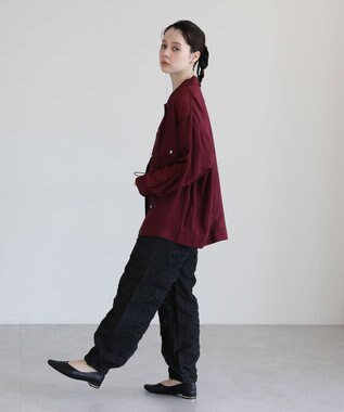 Green Parks ・ＥＬＥＮＣＡＲＥ　ＤＵＥ　カラーステッチシアーＧジャン Bordeaux